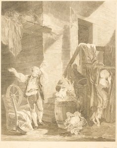 Roos en Colas door Jean Baptiste Blaise Simonet after Pierre Antoine Baudouin