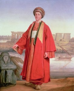 Portret van de Eerwaarde Charles Leonard Irby door Jean Baptiste Borely