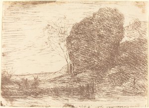 Feest van Pan door Jean Baptiste Camille Corot