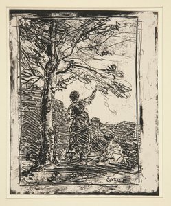 La Jeune Fille et la Mort door Jean Baptiste Camille Corot