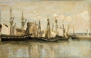 La Rochelle. Ingang van de droogdokhaven