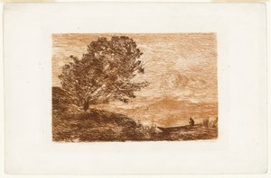 Meer in Tirol door Jean Baptiste Camille Corot