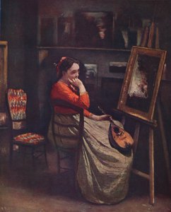 Het atelier van Corot