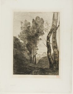 Buitenwijken van Rome door Jean Baptiste Camille Corot