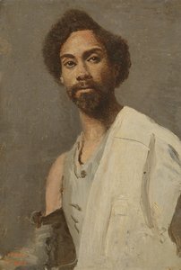 Portret van een Abessijnse man