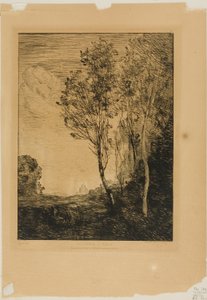 Herinnering aan Italië door Jean Baptiste Camille Corot