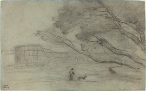 Souvenir: Romeins Landschap met het Colosseum, 1865-1870