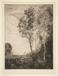 Souvenir door Jean Baptiste Camille Corot