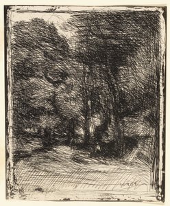 Souvenir van Bas-Bréau door Jean Baptiste Camille Corot