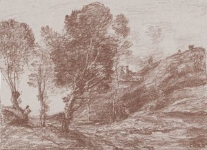 Souvenir van Italië, 1871 door Jean Baptiste Camille Corot