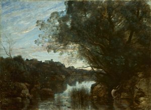 Souvenir van de Omgeving van het Meer van Nemi, 1865
