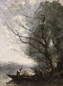 De Veerman door Jean Baptiste Camille Corot