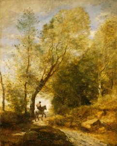 Het Bos van Coubron door Jean Baptiste Camille Corot