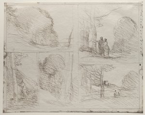 De tuin van Pericles, De schilderslaan, Krabbel, De grote houthakker, gedrukt in 1921