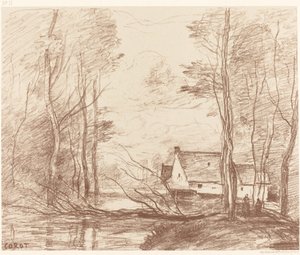 De molen van Cuincy, nabij Douai