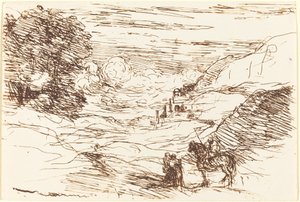 De Paladijnen Les Paladins, 1871 door Jean Baptiste Camille Corot