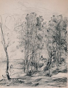 De Toren van Saint-Nicolas-Les-Arras, ca. 1870s, 1946 door Jean Baptiste Camille Corot