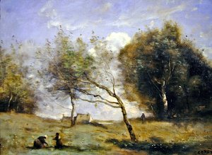 De omgeving van de kleine boerderij