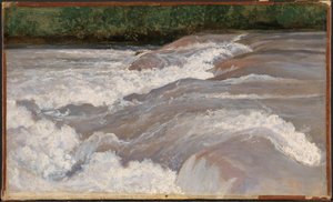 De Velino Boven de Waterval van Terni door Jean Baptiste Camille Corot