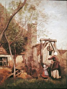 De Bron door Jean Baptiste Camille Corot