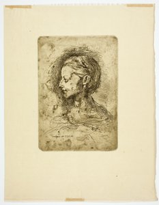 Vrouwelijk hoofd door Jean Baptiste Carpeaux