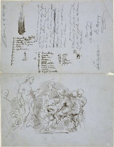 De prediking van Johannes de Doper door Jean Baptiste Carpeaux