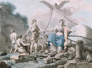 Allegorie van de Bevrijding van Slaven door Jean Baptiste Chapuy