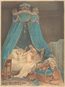 De kleine favoriet door Jean Baptiste Chapuy after Nicolas Lavreince