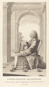 Gaspar-François de Fontenay door Jean Baptiste Delafosse, after Louis de Carrogis, called Carmontelle