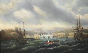 Het beleg van Sebastopol, ca. 1856-1857