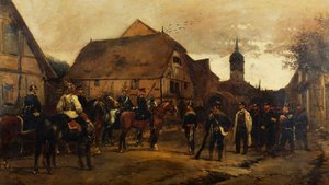 De vangst door Jean Baptiste Edouard Detaille