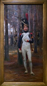De Facteur, ca. 1900 door Jean Baptiste Edouard Detaille