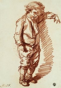 Een kleine jongen staand