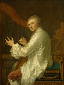 Ange Laurent de La Live de Jully, ca. 1759 door Jean Baptiste Greuze
