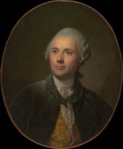 Jean Jacques Caffiéri 1725-1792, ca. 1765 door Jean Baptiste Greuze