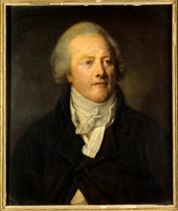 Portret van Armand Gensonne, lid van de wetgevende vergadering van de conventie. Schilderij door Jean-Baptiste Greuze door Jean Baptiste Greuze