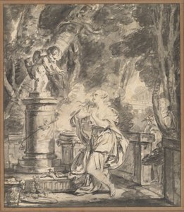 Offer aan de Liefde door Jean Baptiste Greuze