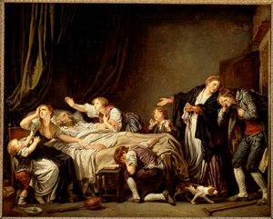 De gestrafte zoon door Jean Baptiste Greuze
