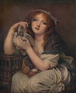 Vrouw met duiven, 1799-1800, ca. 1915
