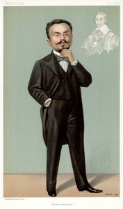 Buitenlandse Zaken, Gabriel Hanotaux, Franse staatsman, 1896 door Jean Baptiste Guth