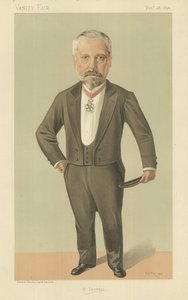 M Pierre Louis Albert Decrais door Jean Baptiste Guth