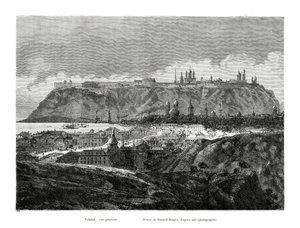 Tobolsk, Siberië, Rusland, 1886 door Jean Baptiste Henri Durand Brager
