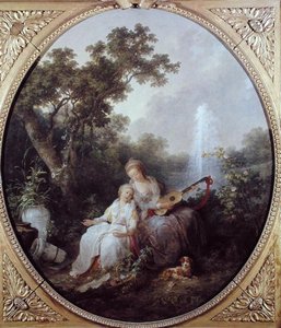 Muziek, 1781 door Jean Baptiste Hilair