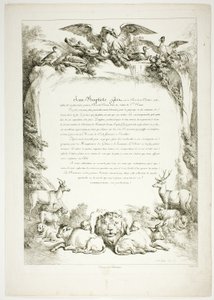 Biografiepagina uit Oeuvres de J. B. Huet door Jean Baptiste Huet