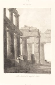 Zijgalerij van een Tempel in Pestum