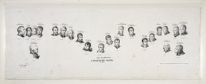 Noms des Ministres du Congres de Vienne, en 1815, pub. 1815