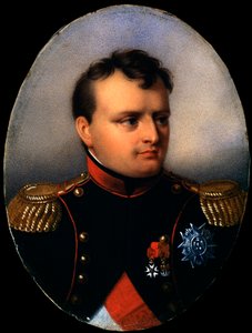 Portret van keizer Napoleon I Bonaparte door Jean Baptiste Isabey