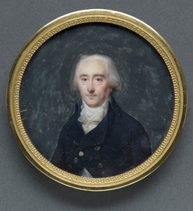 Portret van een man, vroege jaren 1790 door Jean Baptiste Isabey