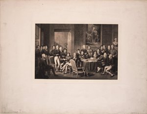 Het Congres van Wenen, c. 1815