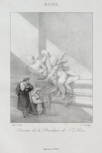 Reis naar Italië in 1822 door Jean Baptiste Isabey